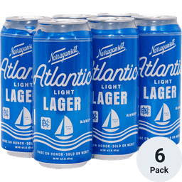 NARRAGANSETT LIGHT LAGER 16OZ 6PK CN