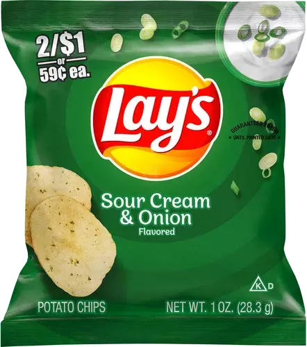 LAY'S - SOUR CREAM & ONION 1OZ