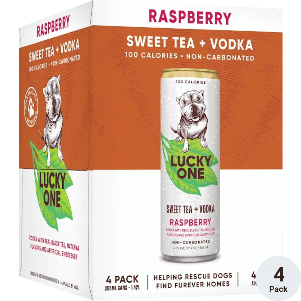 LUCKY ONE - TEA RASPBERRY 4PK CN