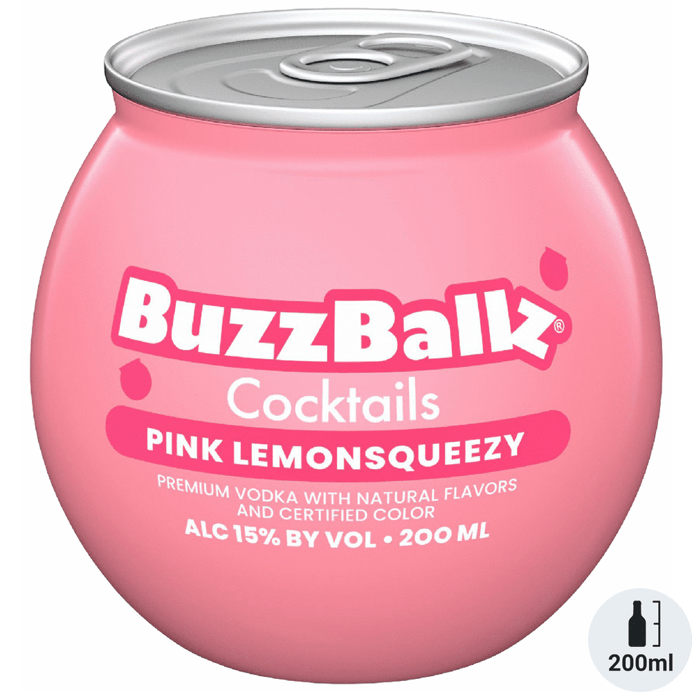BUZZ BALL Z - PINK LEMON SQZY 200ML
