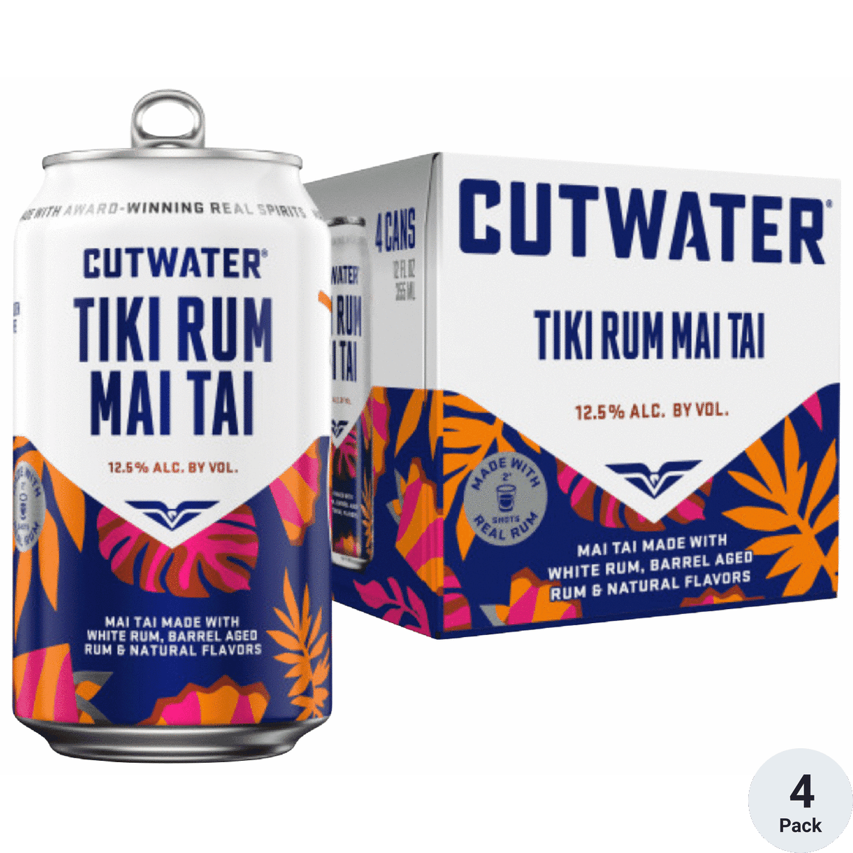 CUTWATER - TIKI RUM MAI TAI 12 OZ 4PK