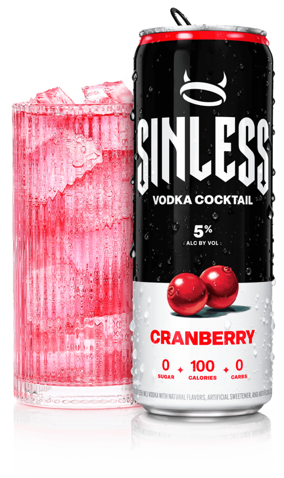 SINLESS - CRANBERRY 19.2OZ CN