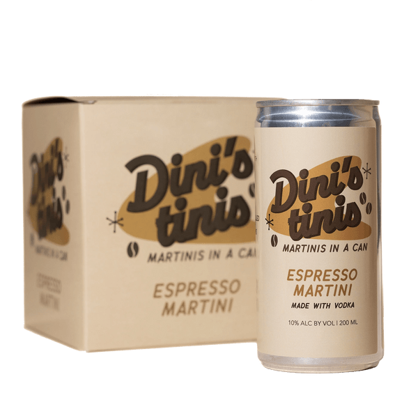 DINI'S TINI - EXPRESSO MARTINI 200ML 4PK